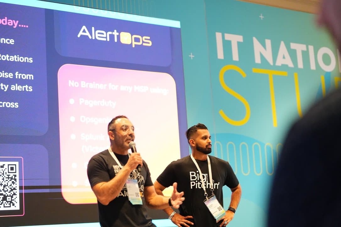 Rafael Sanguily speaking on stage at IT Nation